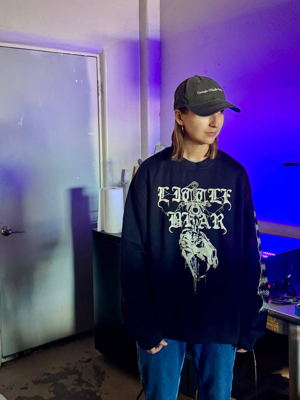 Death Metal Bear Crew Neck Sweatshirt